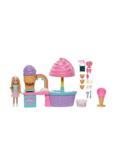 Barbie Club Chelsea Dondurma Dükkanı Oyun Seti Ve Chelsea Bebek J
