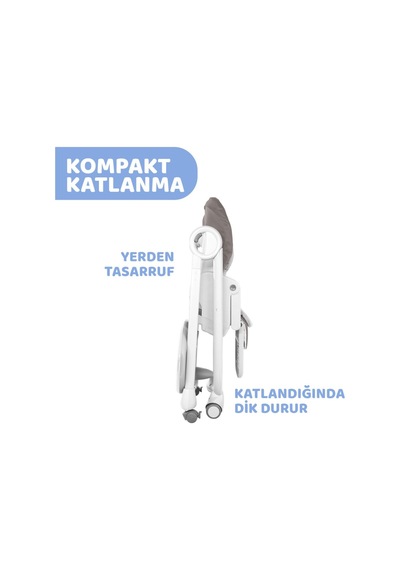 Bşkvirgo Mama Sandalyesi Brown Renk: Brown Bsk2026