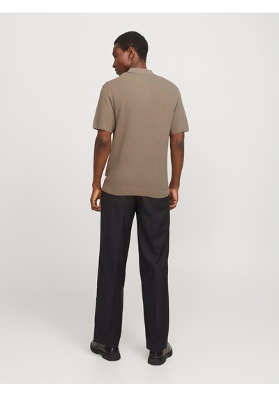 Jack & Jones Jprcccooper Knıt Polo Ss Sn Greige Renkli