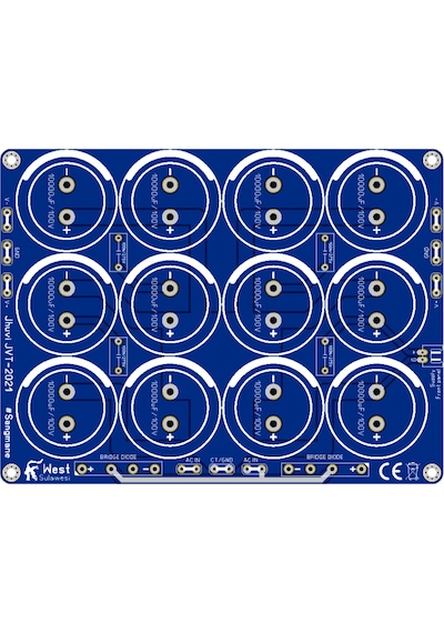 Amfiler Için Güç Kaynağı Psu Devre Kartı -12 Adet -10000Uf/100V
