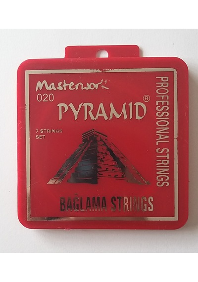 Pyramid 0.20 Uzun Sap Bağlama Saz Teli+Tezene