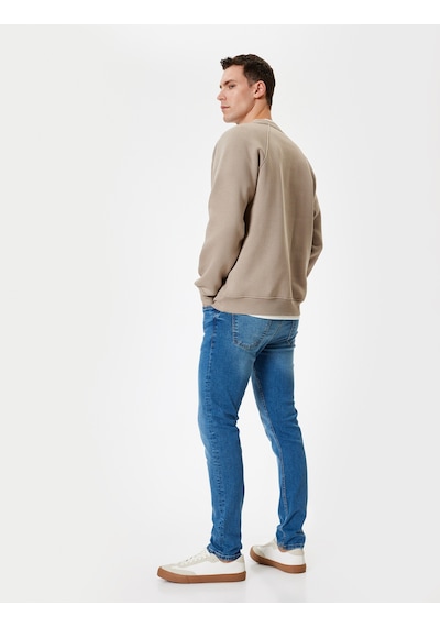 Koton Slim Fit Kot Pantolon - Brad Jean Orta İndigo 5wam40032ıd İndigo Koton Slim Fit Kot Pantolon - Brad Jean Orta İndigo 5wam40032ıd İndigo