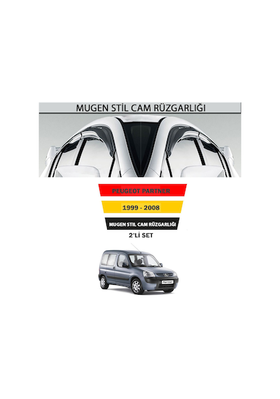Peugeot Partner Mugen Cam Rüzgarlığı 2 Li Takım Tepee Değil