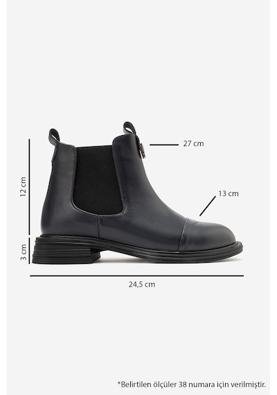 Luvi Shoes Sıdney Lacivert Cilt Hakiki Deri Tokalı Lastikli Kadın Bot Luvi Shoes Sıdney Lacivert Cilt Hakiki Deri Tokalı Lastikli Kadın Bot