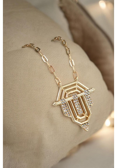 Premium Serenay Kolye Leyla Kolye 50 Cm Gold - 660241846 Gold