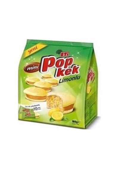 Pop Kek Mini Limon Soslu 180gr