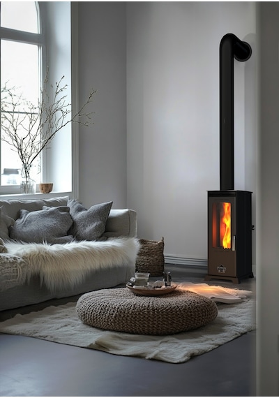 Eco Mını 8 Kw / Manuel Pelet Ve Odun Sobası / Baba's Stove