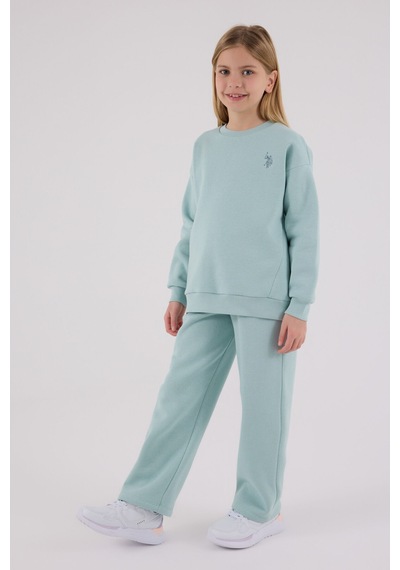 U.S. Polo Assn. U.s. Polo Assn Kız Çocuk Yeşil Eşofman Takımı 5274-48816 Yeşil