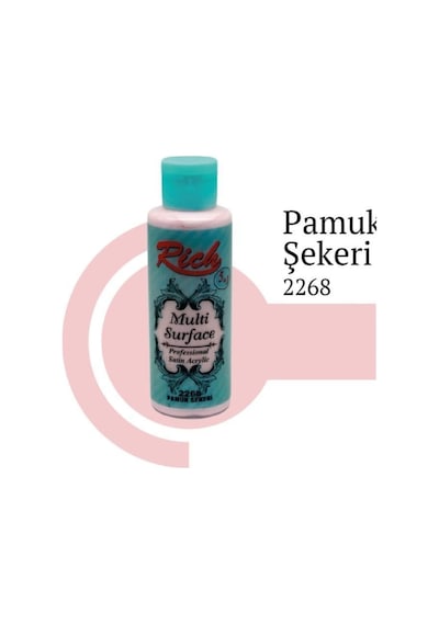 Rich Multi Surface 2268 Pamuk Şekeri Akrilik Boya 120 Cc - Elwm-286420 Renkli