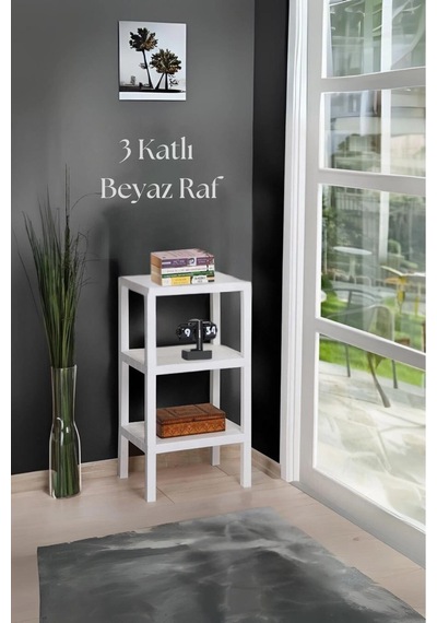 3 Katlı Beyaz Raf Kitaplık & Banyo Düzenleyicisi 73,5 Cm-brns0048 Çok Renkli 3 Katlı Beyaz Raf Kitaplık & Banyo Düzenleyicisi 73,5 Cm-brns0048 Çok Renkli