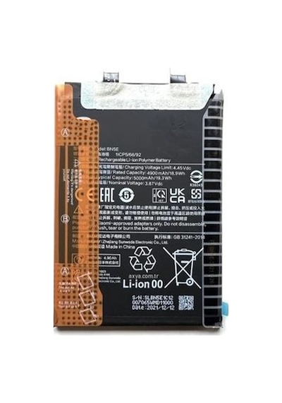 Teknonet Xiaomi Uyumlu Redmi Note 11 Pro Uyumlu 5000 Mah Batarya