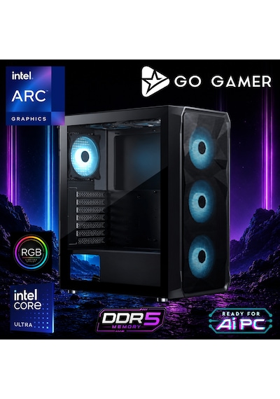 Go Gamer E500F ULTRA 7 270K PLUS 32 GB 1 TB SSD Free Dos Oem Paket Masaüstü Oyuncu Bilgisayarı