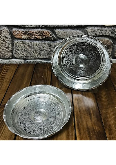Kalaylı Bakır Hamam Tası 18 CM