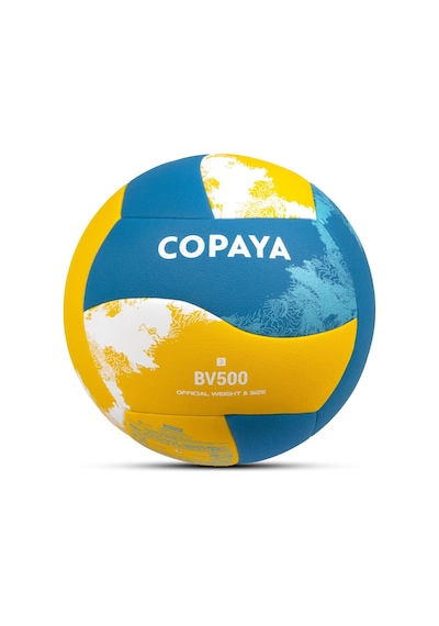 Copaya Bv500 Hibrit Plaj Voleybol Topu Sarı-mavi No:5 280 Gram Çok Renkli