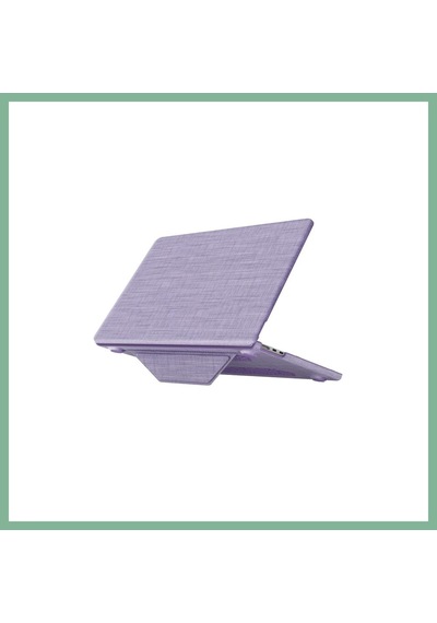 Bşkvirgo Apple Uyumlu MacBook Air 15 2023 Apple Uyumlu MacBook Kumaş Kapak - Mor Bsk2026