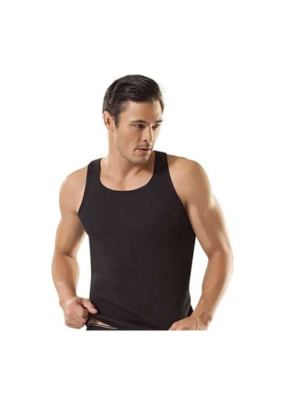 2K 3 Adet Tutku Ribana Spor Erkek Siyah Atlet 0118 3 Adet Beyaz