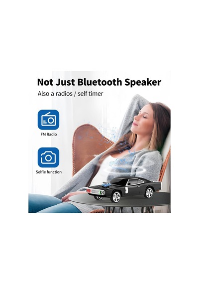 Nostaljik Araba Şeklinde Bluetooth Hoparlör Sd Kart Usb Fm Radyolu Şarjlı Taşınabilir Speaker