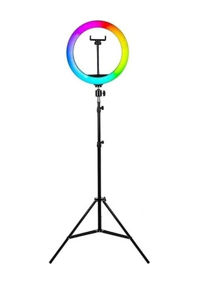 Soft Ring Light Mj33 13" 33cm Rgb Led Halka Işık Tripodlu Selfie Işığı Senalstore