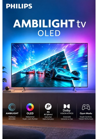 Philips Ambilight TV 55OLED761/12 55" 4K UHD OLED Smart TV Dolby Vision