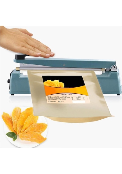 Psf-200 - 20cm Poşet Ağzı Kapama Yapıştırma Makinası - Metal Gövde + Yedek Tel Ve Teflon