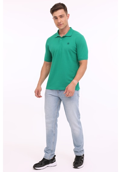 Lumberjack M-ct953 Basıc P.t-sh 4fx Yeşil Erkek Kısa Kol T-shirt Yeşil