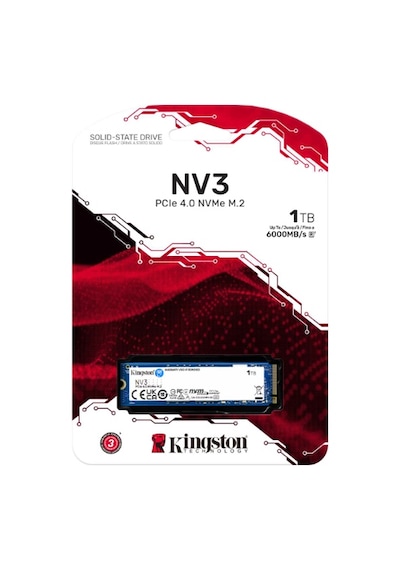 1tb Kıngston Nv3 Snv3s/1000g 6000/4000mb/s M.2 Nvme Pcıe 4.0