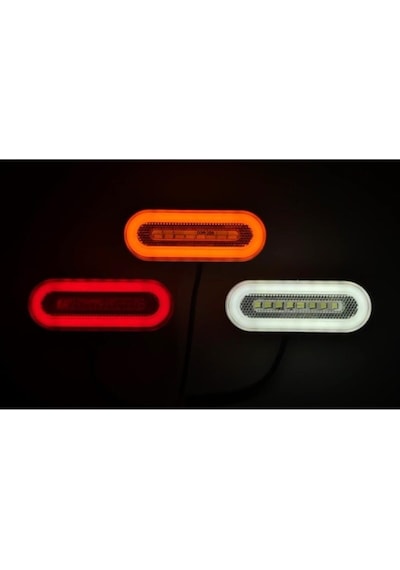 Ahmet Otomotiv Unıversal Neon Led Side Marker Yan Lamba Sarı 2 Fonksiyonlu 12-24volt Uyumlu