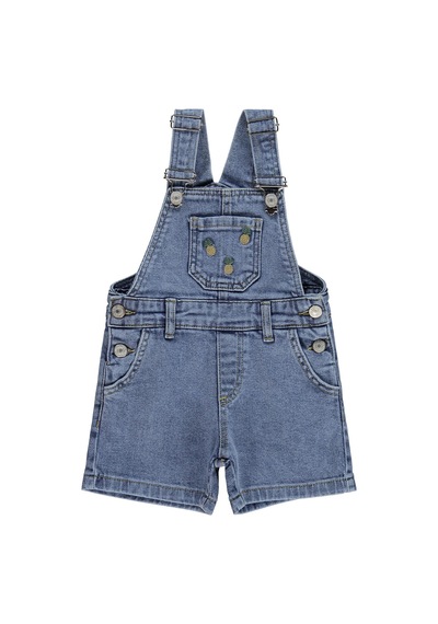 Civil Girls Ananas Nakışlı 2-5 Yaş Slopet - Mavi Koyu Mavi