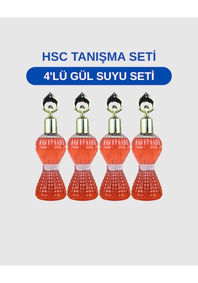 4'lü Lüx Gül Suyu Seti Lüx Gül Suyu 300cc