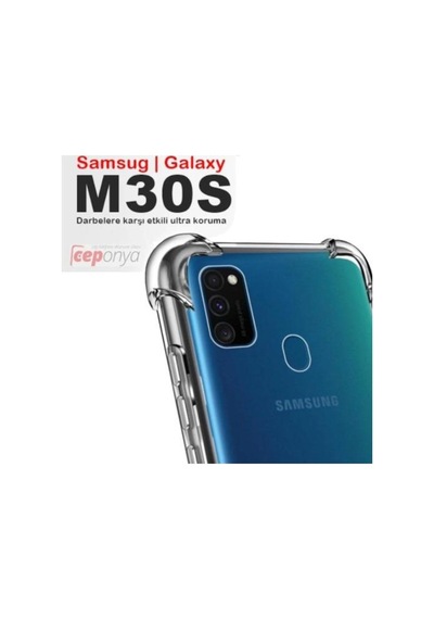 Galaxy M30S Köseleri Airbagli Anti Sok Seffaf Zirh Kilif 399034734