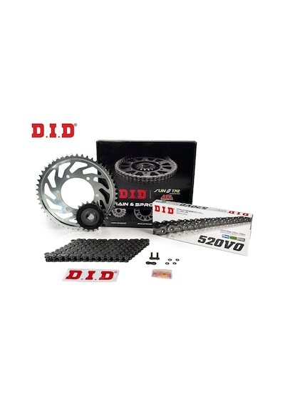 Zincir Dişli Seti Husqvarna Svartpılen 250 Cc Zincir: Dıd-520 Orıng-112 Ön-arka Dişli: Jt14t-45t 2020-2023