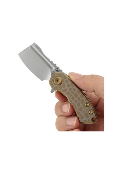 Kansept Mini Korvid Eloksallı Titanyum Sap 154cm Çelik Mini Çakı T3030c3 Kum