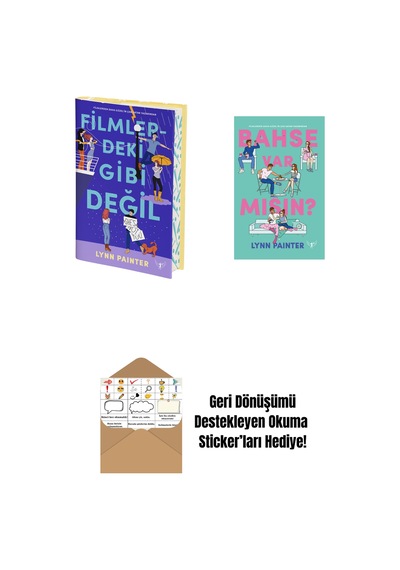 Filmlerdeki Gibi Değil Ciltli + Bahse Var Mısın + Okuma Sticker'ları