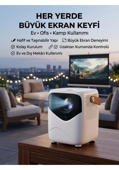 Projeksiyon Cihazı Film Dizi Oyun Wifi Destekli 36680119