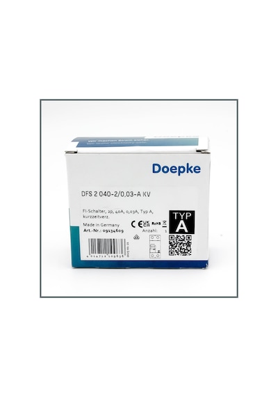 Doepke 2x40a Rccb 30ma A Tipi Kaçak Akım Rölesi Kv:darbe Akım