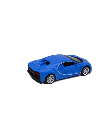 Oyuncak Metal Bugatti Mavi Çek Bırak 12 Cm