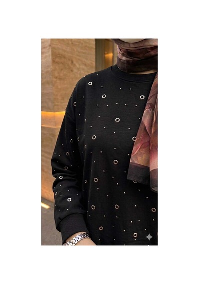Butik Kadın Taş İşlemeli Gunlük Tesettür Sweatshirt Tunik Siyah Tesettür Sweatshirt Siyah Tesettür Sweatshirt Butik Kadın Taş İşlemeli Gunlük Tesettür Sweatshirt Tunik Siyah Tesettür Sweatshirt Siyah Tesettür Sweatshirt