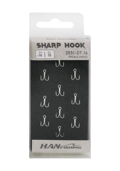 Hanfish Sharp Hook Üçlü İğne 10