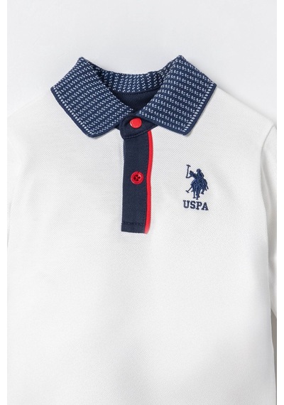 U.S. Polo Assn. Erkek Bebek Beyaz Uzun Kol Pijama Takım Usb3195-c-v3 Usb3195-c-v3