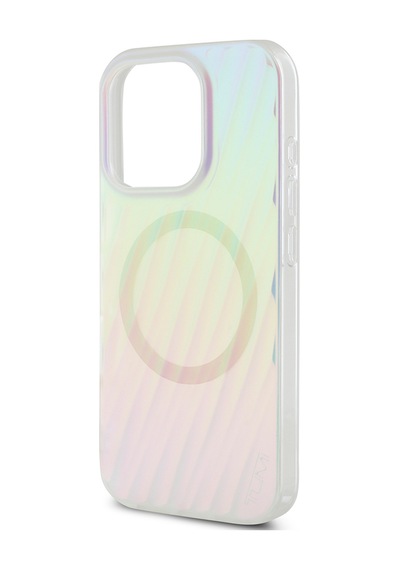 Apple Uyumlu iPhone 16 Pro Kılıf Tumı Lisanslı Magsafe Şarj Özellikli Transparan Kapak Colorful