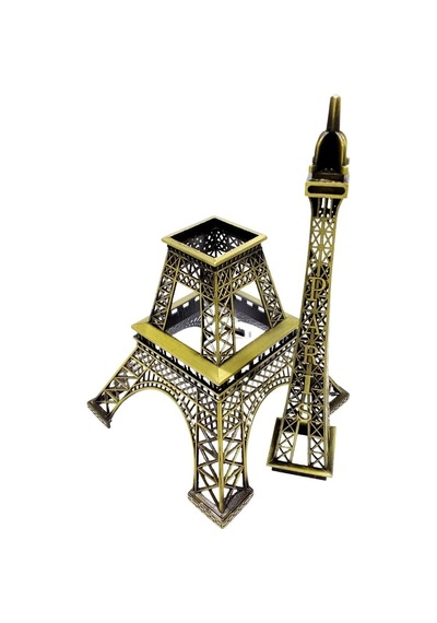 Minyatür Metal Paris Eyfel Kulesi Dekoratif Biblo 48 Cm