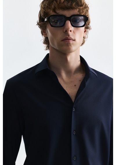 Antioch Comfort Slim Fit Gömlek Lacivert