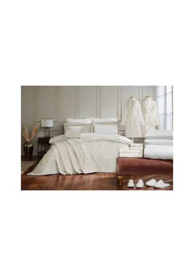 Özdilek -paisley Krem- 27 Parça Çift Kişilik Premium Çeyiz Seti