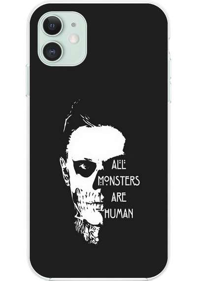 Apple Uyumlu iPhone 11 Şeffaf Kılıf American Horror Story Tasarımlı