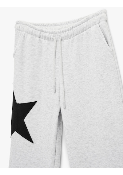 Koton Cep Detaylı Beli Bağcıklı Yıldız Aplikeli Oversize Geniş Paça Eşofman Altı Kar Melanj 6sal40051ık Gri Melanj Koton Cep Detaylı Beli Bağcıklı Yıldız Aplikeli Oversize Geniş Paça Eşofman Altı Kar Melanj 6sal40051ık Gri Melanj