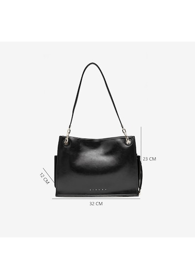 Siyah Omuz Çantası Kadın Sısley Sly 461 Sisley