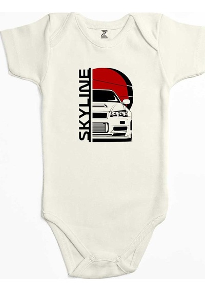 Zepplin Giyim Skyline Pembe Bebek Body Zıbın