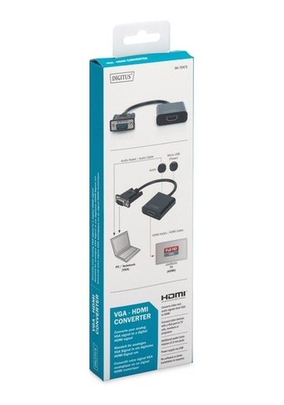Digitus Vga Erkek To Hdmı Dişi Çevirici
