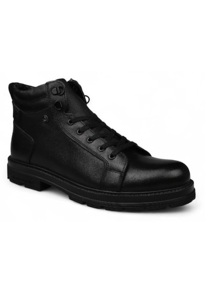 Pierre Cardin 90425 Erkek Siyah Fermuarlı Kışlık Bot