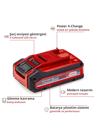 Einhell 18V 3,0 Ah Power-X-Change Plus Akü  - 4511501